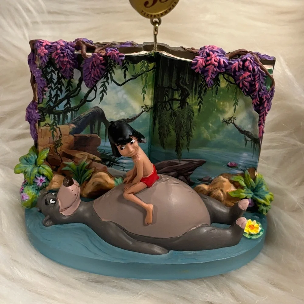 Disney Jungle Book Mowgli and Baloo Christmas Ornament - 55th NWT